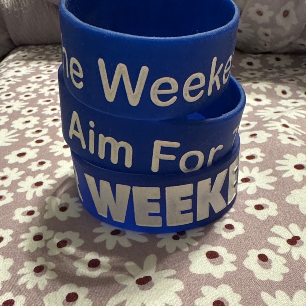 Blue ALLSTAR Wristbands - Picture 2 of 4